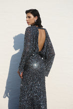 Load image into Gallery viewer, Sequined Maxi Dress With Sleeves
